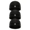 SKULLFIT Helmet Skullcap Black (Pack of 3)