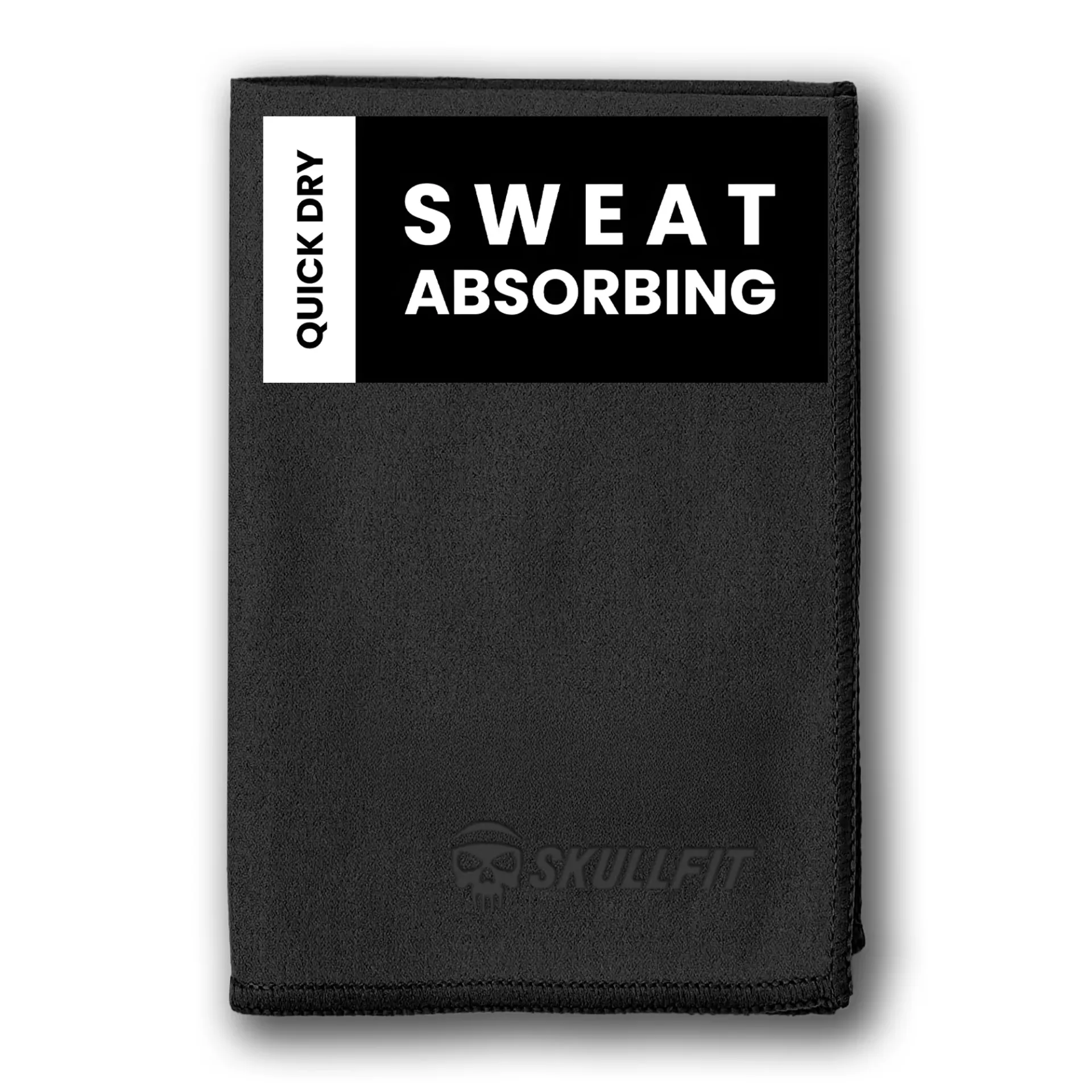 SKULLFIT Microfiber Gym Towel (Black)