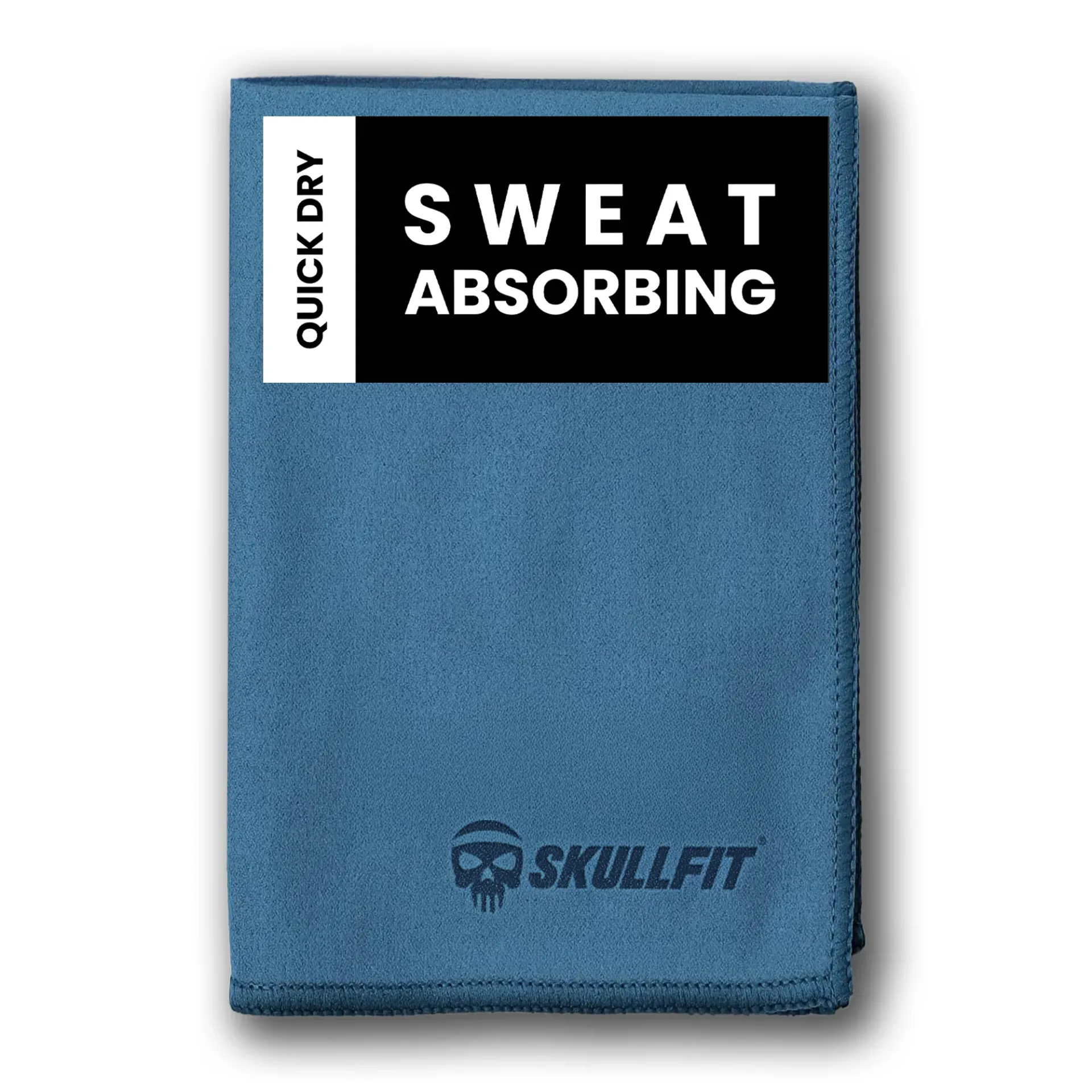 [8908026334050] SKULLFIT Microfiber Gym Towel (Blue)